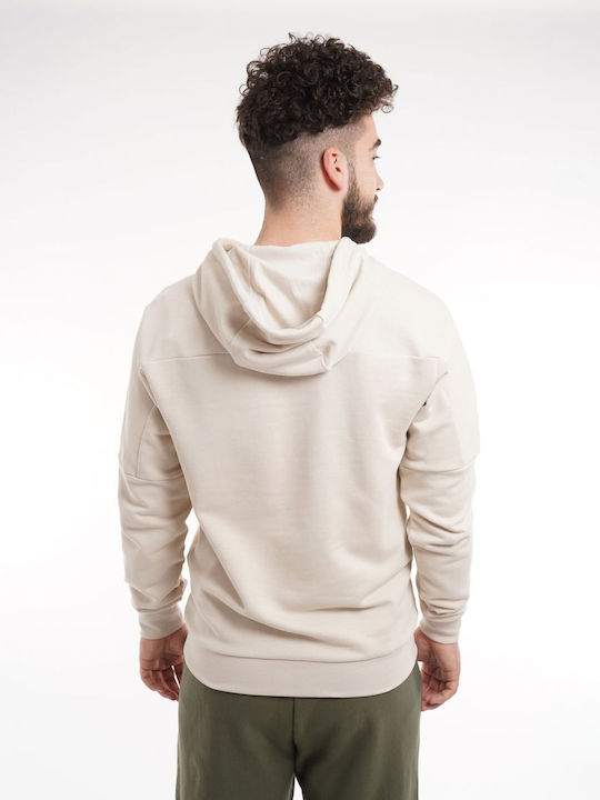 Emporio Armani Men's Sweatshirt with Hood Beige