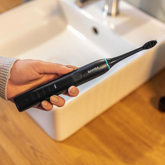 Cecotec Bamba Toothcare Jet Ηλεκτρική Οδοντόβουρτσα με Αισθητήρα Πίεσης Μαύρη