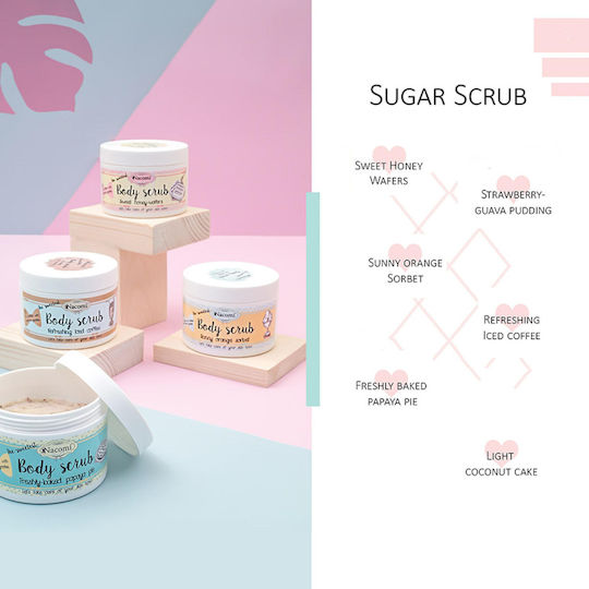 Nacomi The Sweetest Body Scrub Refreshing Iced Coffee Anti-cellulite And Smoothing 125g