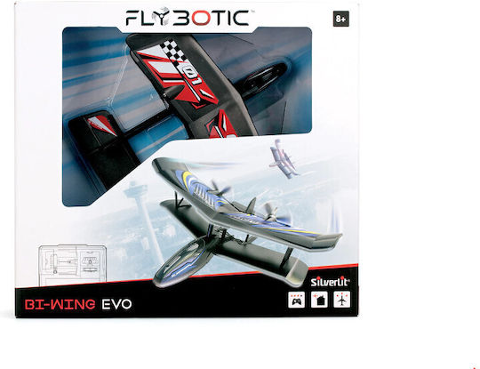 Silverlit Flybotic Bi-wing Evo Ferngesteuertes Flugzeug Schwarz
