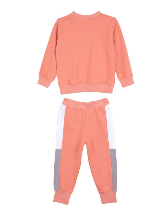 Frenzy Kids Sweatpants Set SALMON (Salmon) 2pcs