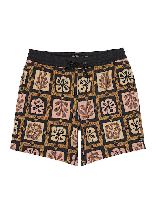 Layback Men's Swimwear Bermuda Multicolour with Patterns