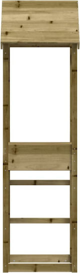 vidaXL Holzturm mit Kletterfläche 53x46.5x194cm. Rosa