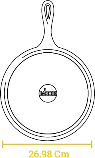 Lodge Τηγάνι από Μαντέμι 26.67cm