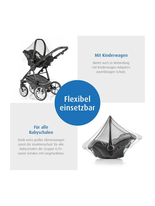 Reer Mosquito Net for Stroller Tulle Black