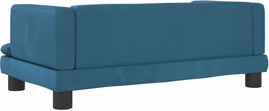 Kids Sofa Blue 80x45x30cm