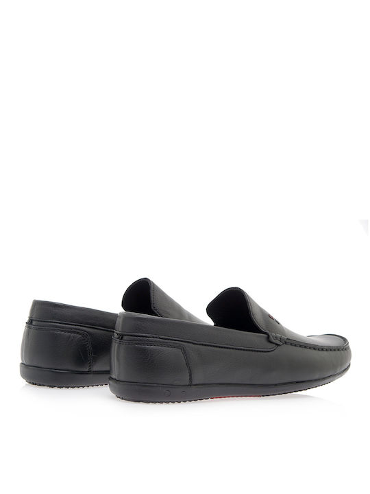 Men's Leather Loafers Black