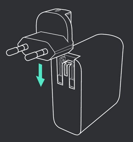 Creative Φορτιστής Χωρίς Καλώδιο GaN με Θύρα USB-A και 2 Θύρες USB-C 67W Λευκός (51MZ0515AA000)