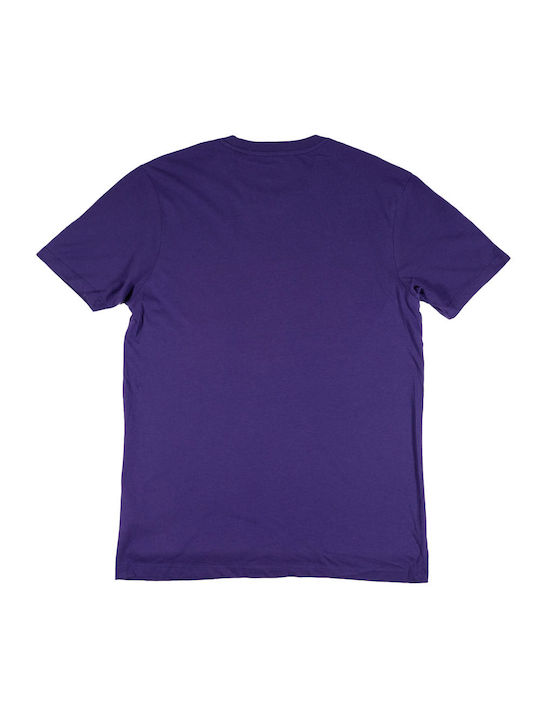 Mitchell & Ness Men's Athletic T-shirt Short Sleeve Purple