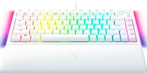 Razer BlackWidow V4 Gaming Mechanical Keyboard 75% with Razer Orange switches and RGB lighting (English US) White