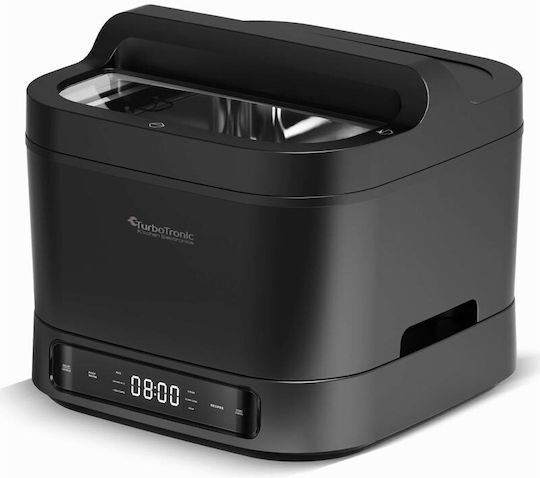 Turbotronic Aragaz multifuncțional 1200W cu Capacitate 4lt Negru