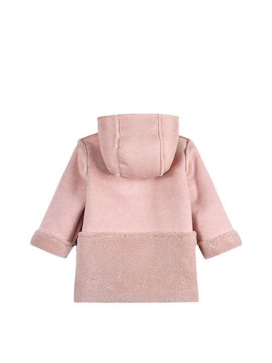 Energiers Kids Coat with Hood Rosehip -cm-triantafylli