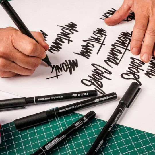 Montana Colors Marker de Proiectare 0.1mm Negru