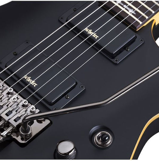 Schecter Demon-6 Fr Satin Aged Black Satin E-Gitarre