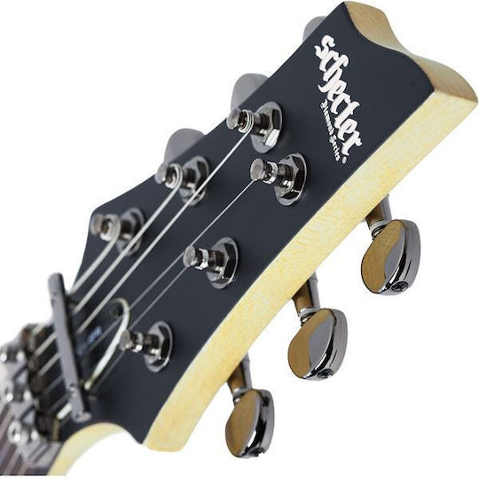 Schecter Demon-6 Fr Satin Aged Black Satin E-Gitarre