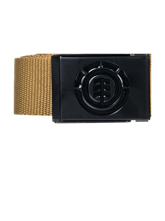 Element Beyond Men's Fabric Webbing Belt Belt Gold