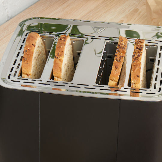 Petra Toaster 4 Slots 1850W Black
