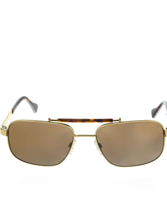 Exess Women's Sunglasses with Gold Frame and Gold Lens EX71002 01