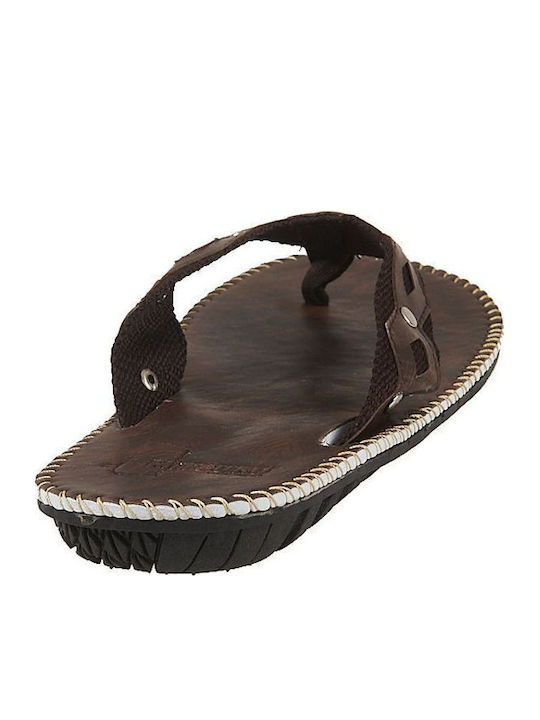 Herren Flip Flops Braun