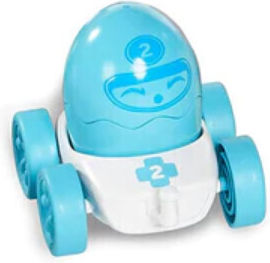 Tomy Toomies Interactive Baby Toy - Αγωνιστικό Αυγό, Μπλε Και Λευκό