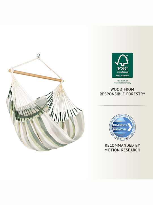 Showood Single Hammock Beige 180x115cm