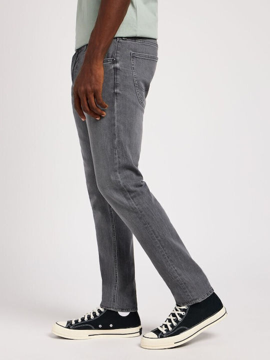 Luke Men's Jeans Pants with Slim Tapered Fit Grey