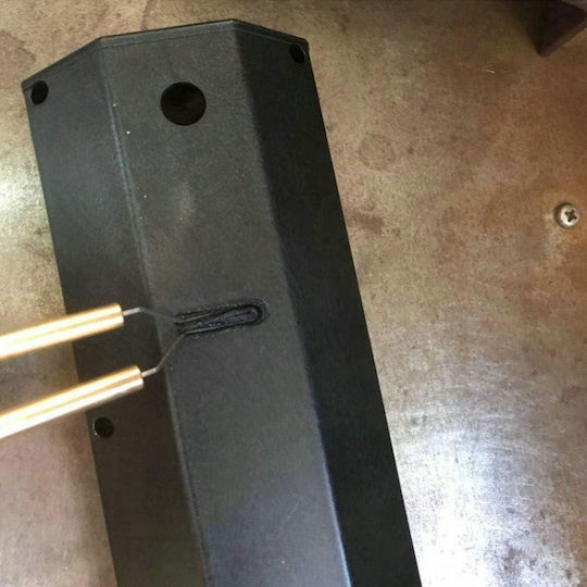 Black plastic stapler in case 100w + 205 nails