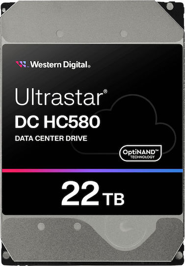 Western Digital Ultrastar DC HC580 22TB HDD Hard Drive 3.5" SATA III 7200rpm for Server