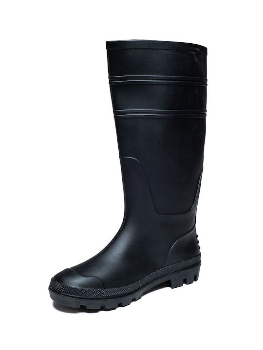 Damen Gummistiefel Schwarze