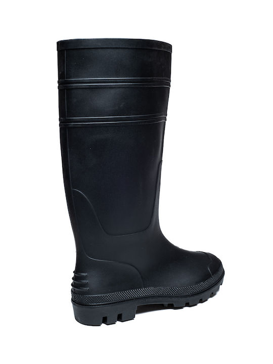 Damen Gummistiefel Schwarze