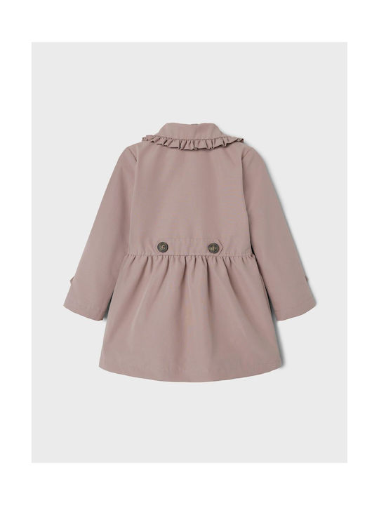 Name It Kids Trench Coat Mauve