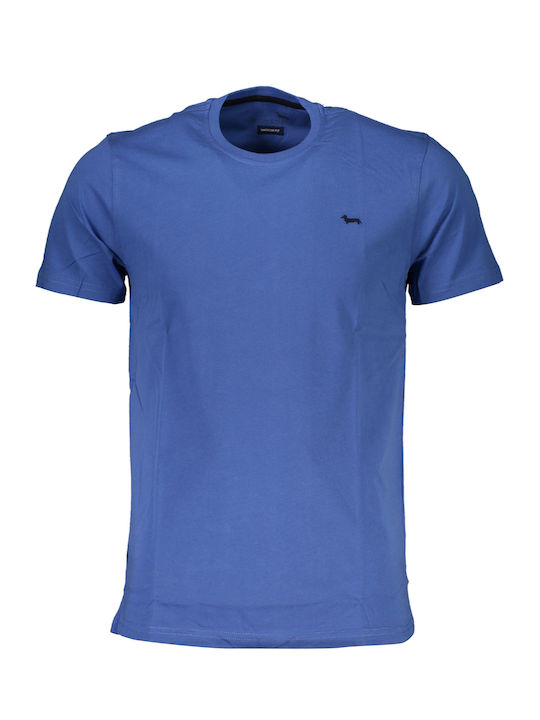 Harmont & Blaine Men's Short Sleeve T-shirt BLUE