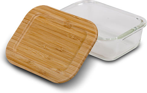 Nava Microwave Glass Lunch Box Transparent 300ml