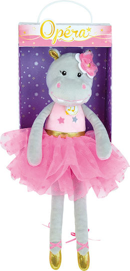 Toy Plush Musical Jemini 40cm Ballerina Hippopotamus