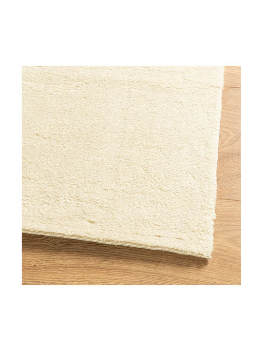 vidaXL Huarte Anti-slip Rug Rectangular Cream