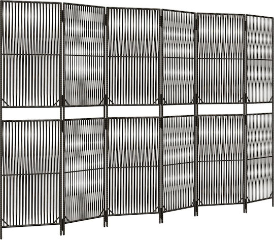 vidaXL Dekorativer Raumteiler aus Leinwand 294x180cm