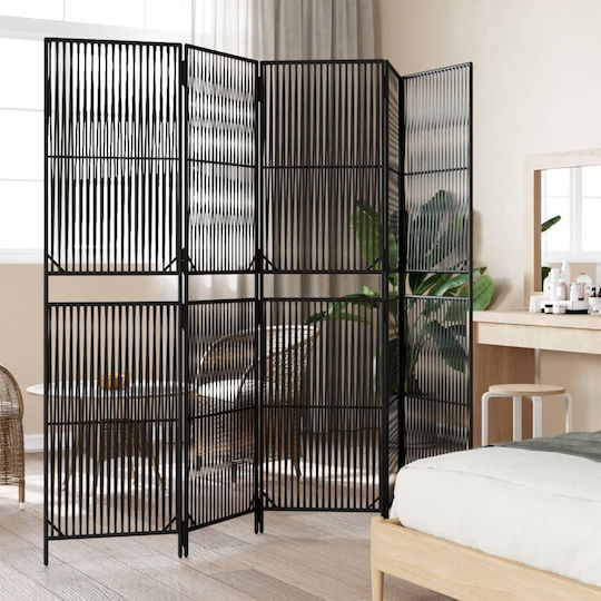 vidaXL Декоративен Параван Платнен 245x200см