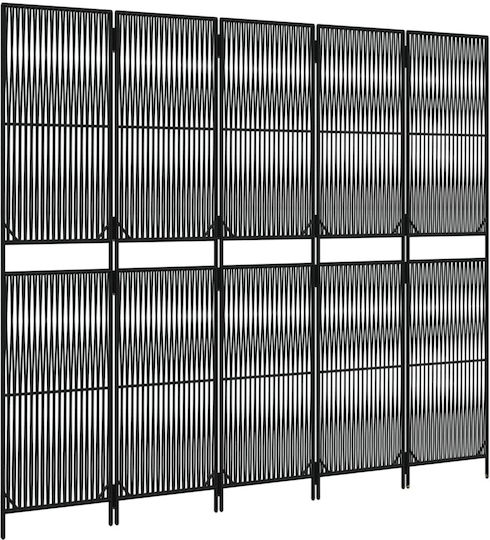 vidaXL Декоративен Параван Платнен 245x200см