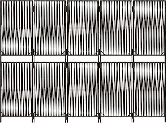 vidaXL Dekorativer Raumteiler aus Leinwand 245x180cm