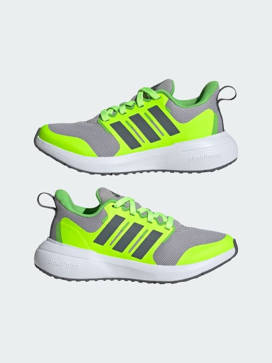 Adidas Kids Sports Shoes Running FortaRun 2.0 Grey Two / Grey Four / Lucid Lemon