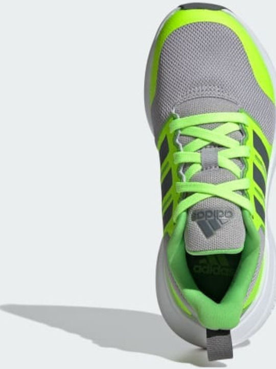FortaRun 2.0 Αθλητικά Παιδικά Παπούτσια Running με Κορδόνια Grey Two / Grey Four / Lucid Lemon