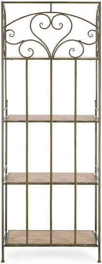 Guenda Bookcase Light Brown 59x28x167cm
