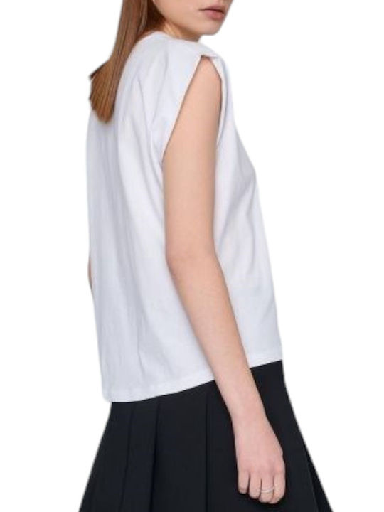 Ale - The Non Usual Casual Women's Athletic Blouse Short Sleeve White