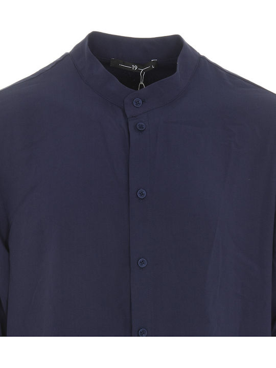 Langärmlig Hemd Marineblau