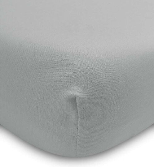 Sensillo Gray Fitted Sheet 120x60cm