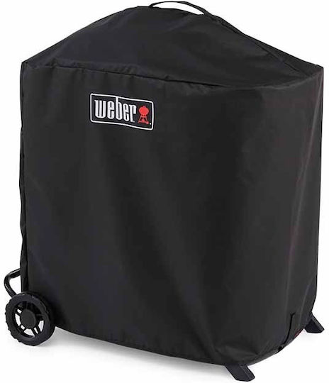 Weber Grill Cover Black Compatible with the Traveler Compact from Polyester with UV Protection