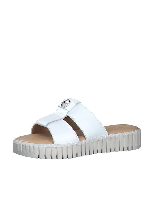 Tamaris Women's Flat Sandals in White Color