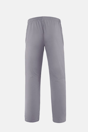 Axon Chef Gray Pants with Elastic Waist