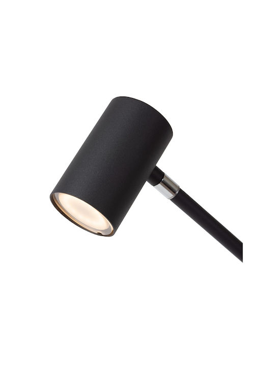Lucide Lightning LED Φωτιστικό Δαπέδου Υ138εκ. με Θερμό Λευκό Φως 240lm Μαύρο