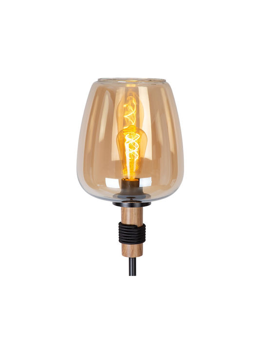 Lucide Lightning Floor Lamp with Socket for Bulb E27 Brown